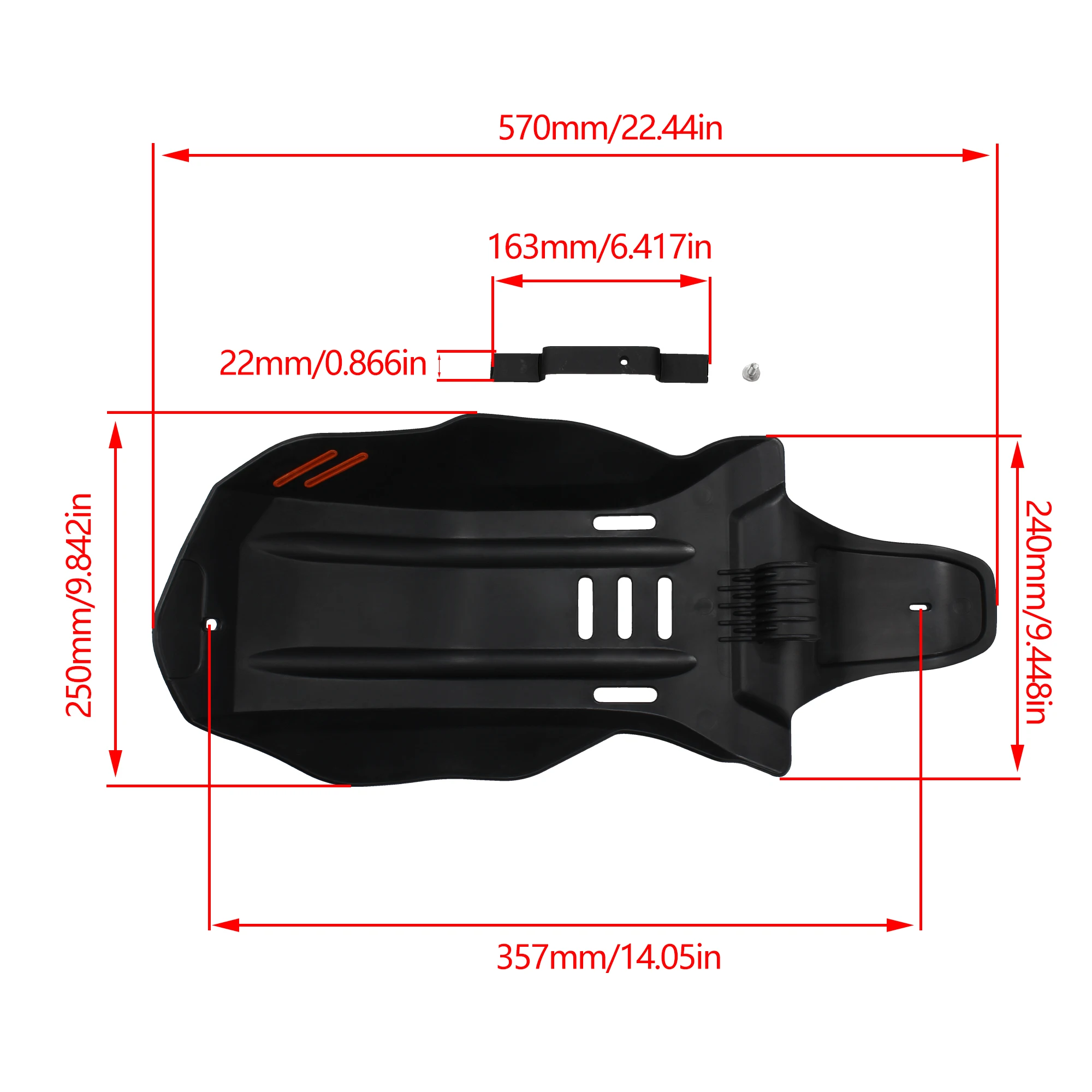 For KTM EXC Plastic Kit Motorcycle Cover XCW SXF XC SX 2007 To 2019 Motocross Chassis Guard Enduro Engine Protection Accessories