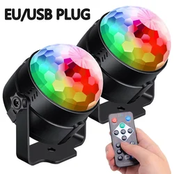 RGB Led Disco Stage Night Light Strobe Lamp for Home KTV Party Club Bar Dance Christmas Gift Lighting Effect Sound-activated