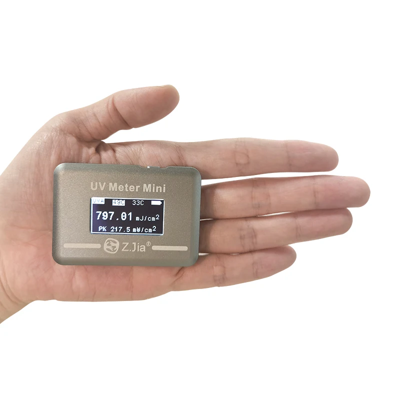 

ZJIA UV Meter Mini 320-400NM Energy/intensity/temperature Mini UV Energy Meter UVA High Pressure Mercury Lampn