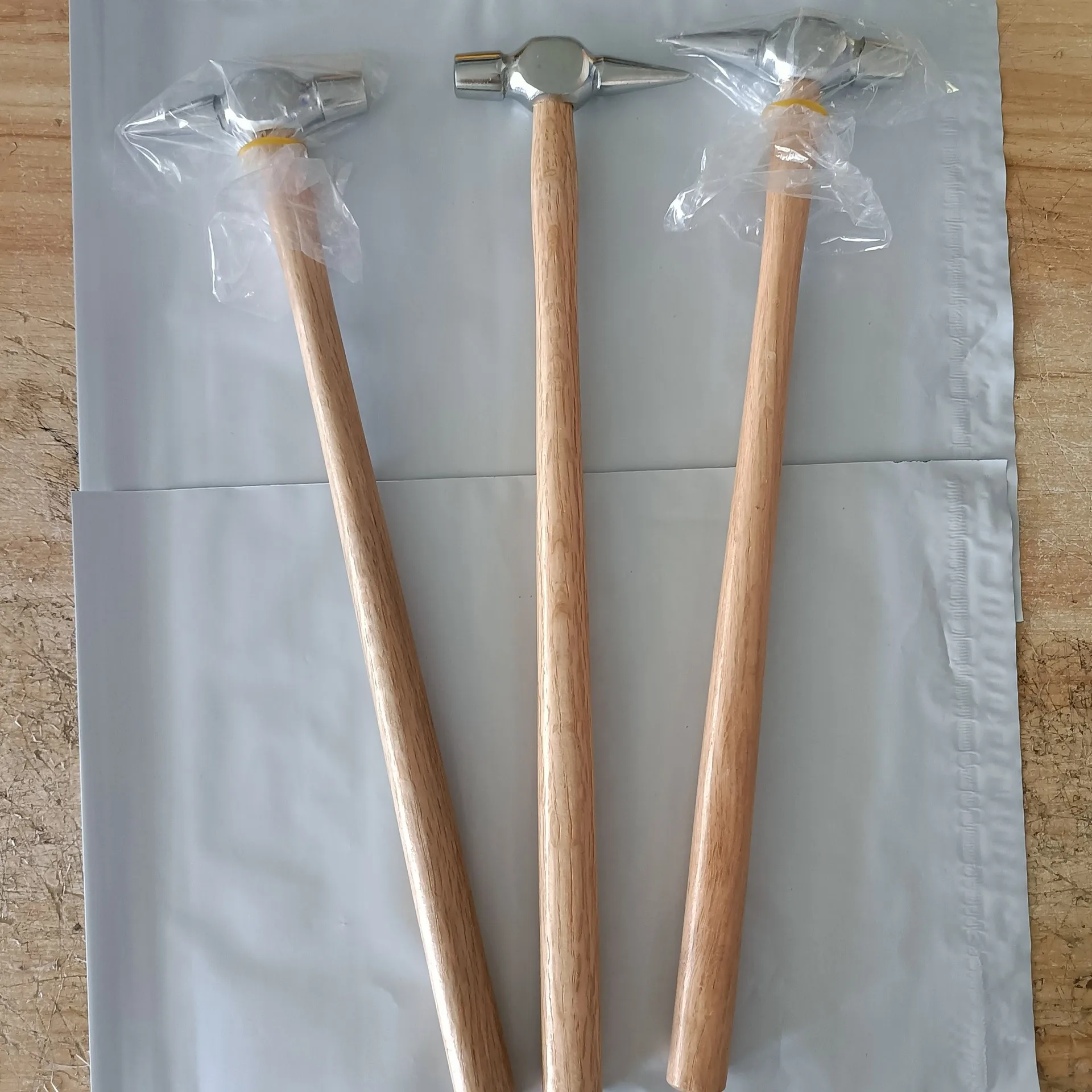 

For Car dent repair tool: 40CM wooden-handled sheet metal hammer, a manual hammering and leveling tool for dents and depressions