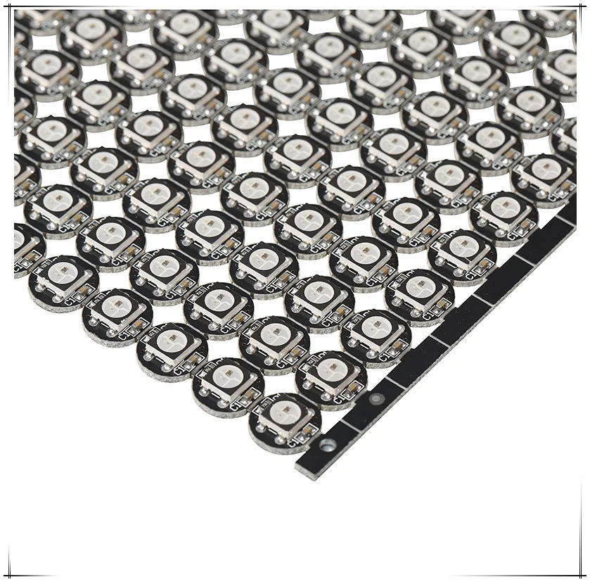 4-Pin WS2812B LED Chip With Heatsink DC5V SMD5050 RGB WS2811 IC Built-in Led Bead for Addressable Individually full Coolr Strip