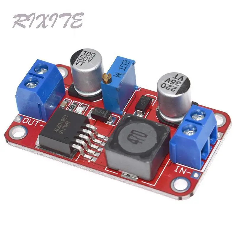 

5A DC-DC Step Up Power Module Boost Volt Converter 3.3V-35V To 5V 6V 9V 12V 24V XL6019 Adjustable Output Regulator