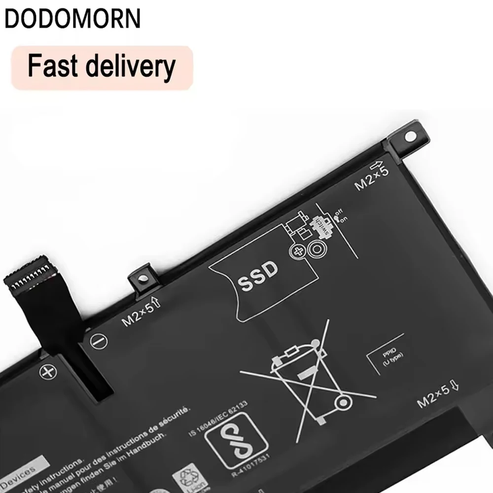 High quality 8N0T7 Battery for Dell XPS 15 9575 2 in 1 D1605TS D1805TS D2605TS D2601TS D2805TSD2801TS i5-8305G i7-8705G P73F001