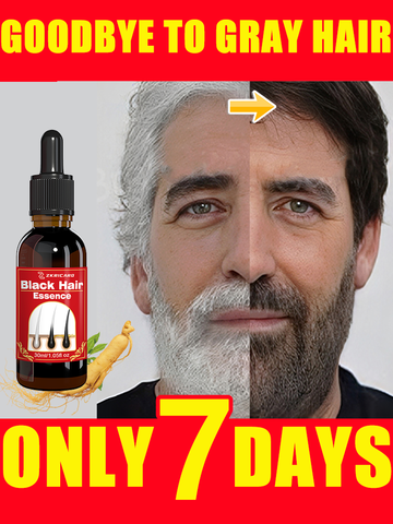 [Tᴜʀɴɪɴɢ ʜᴀɪʀ ᴛᴏ ʙʟᴀᴄᴋ ɪɴ 7 ᴅᴀʏs] Nᴀᴛᴜʀᴀʟ ᴡʜɪᴛᴇ ʜᴀɪʀ ᴛᴏ ʙʟᴀᴄᴋ ʜᴀɪʀ ᴇssᴇɴᴄᴇ, ɢɪɴsᴇɴɢ ᴇxᴛʀᴀᴄᴛ, ᴘʀᴇᴠᴇɴᴛs ɢʀᴀʏɪɴɢ, sᴛʀᴇɴɢᴛʜᴇɴs ʜᴀɪʀ