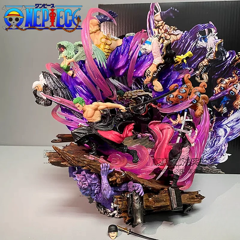 

Фигурка аниме-персонажа Зоро из One Piece, 25 см, GK-фигурка, Король Ада Онигашима, экшн-фигурка, статуэтка из ПВХ, модель, украшение, подарок, игрушка