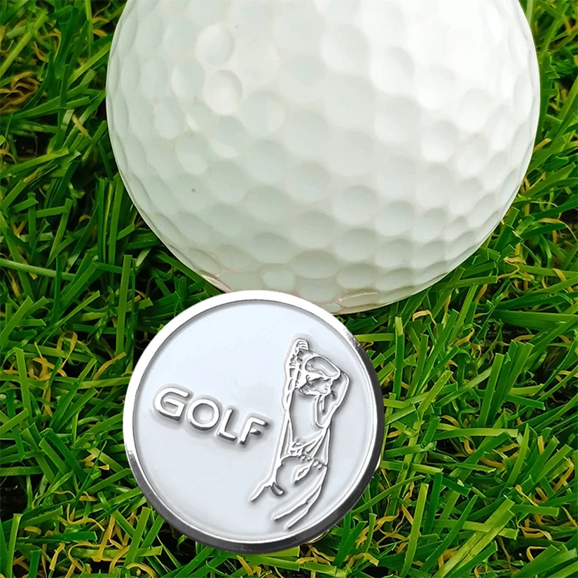 Golf Ball Marker With Magnetic Hat Clip Humanoid Pattern Funny Great Golf Gifts Golf Accessories For Men Women Golfers Unique