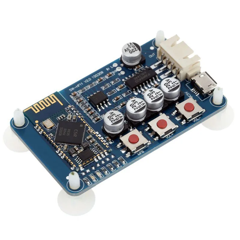 

1/2/5/10/20Pcs Bluetooth Receiving Power Amplifier Board Mini USB Digital Power Amplifier For Small Speaker SW-HF11 V2.0