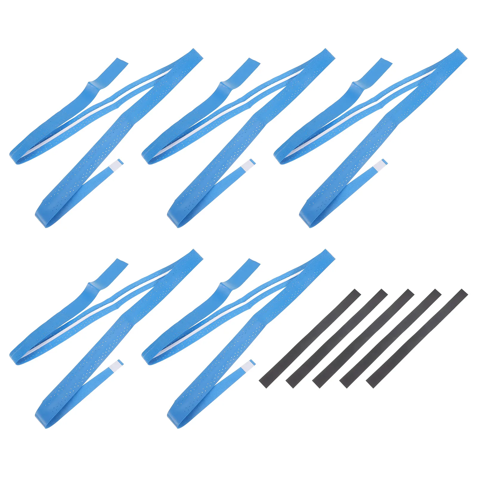 

5 комплектов противоскользящей ленты для захвата, впитывающей пот, теннисная накладка, ракетка для бадминтона, удобная сменная спортивная лента для захвата