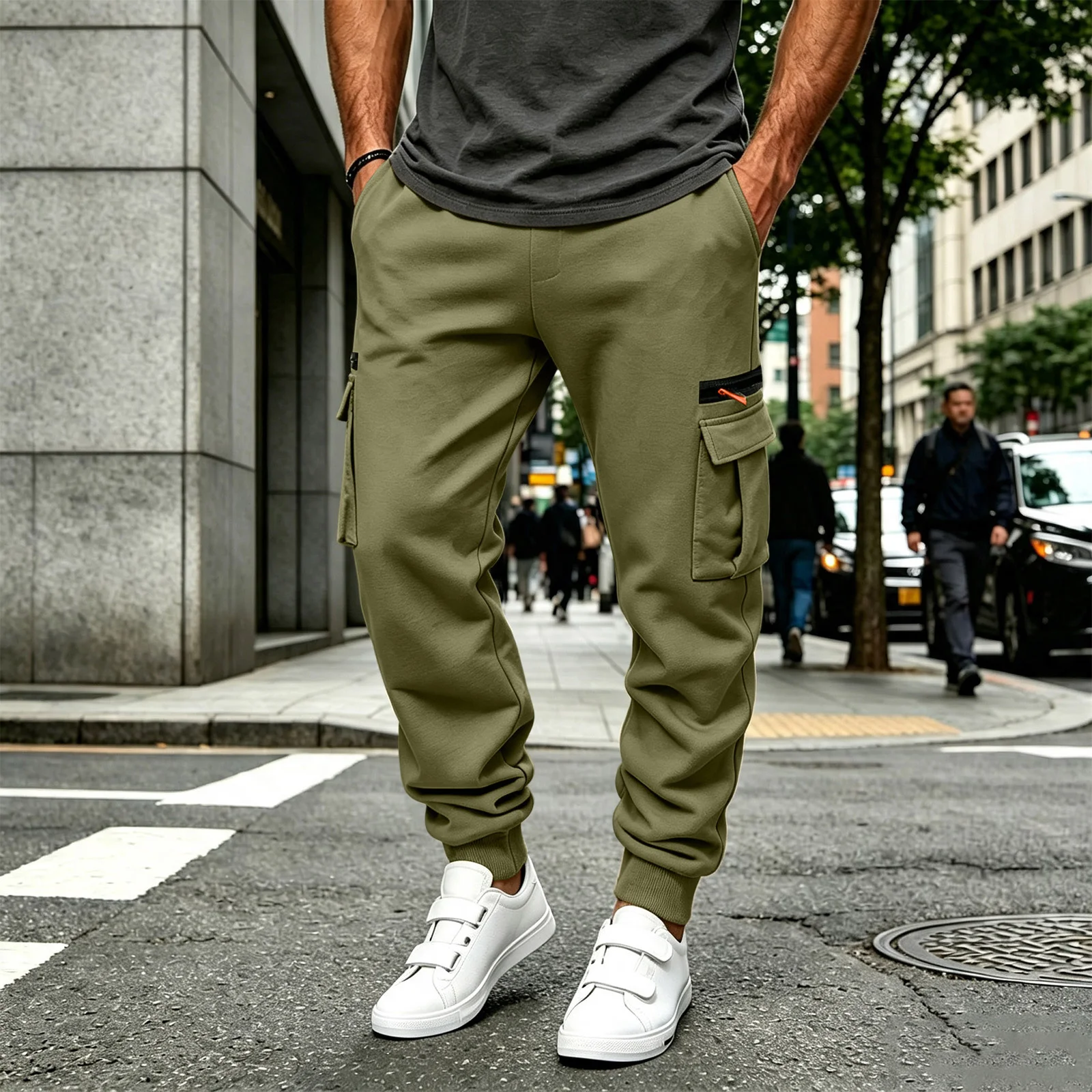 2024 Mens Print Pants Autumn/Winter New in Men's Clothing Trousers Sport Jogging Fitness Running Trousers Harajuku Streetwear