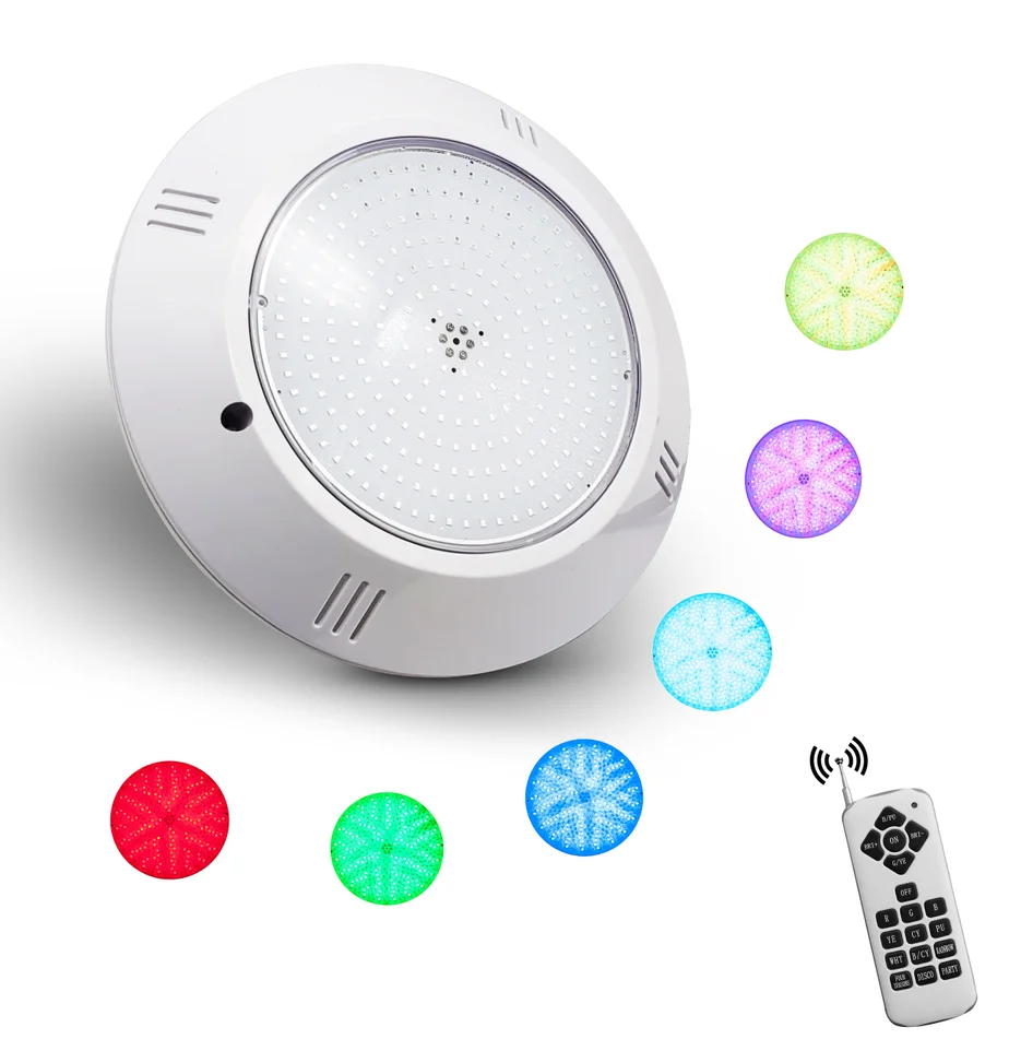 Luces LED Sumergibles para Piscina, Refinadas, Entrada de 12 Voltios, IP68, Resistentes al Agua