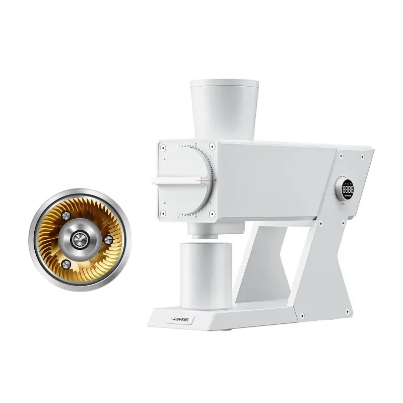 F74 Titanium Plated Electric Bean Grinder Italian Household Coffee Bean Grinder
