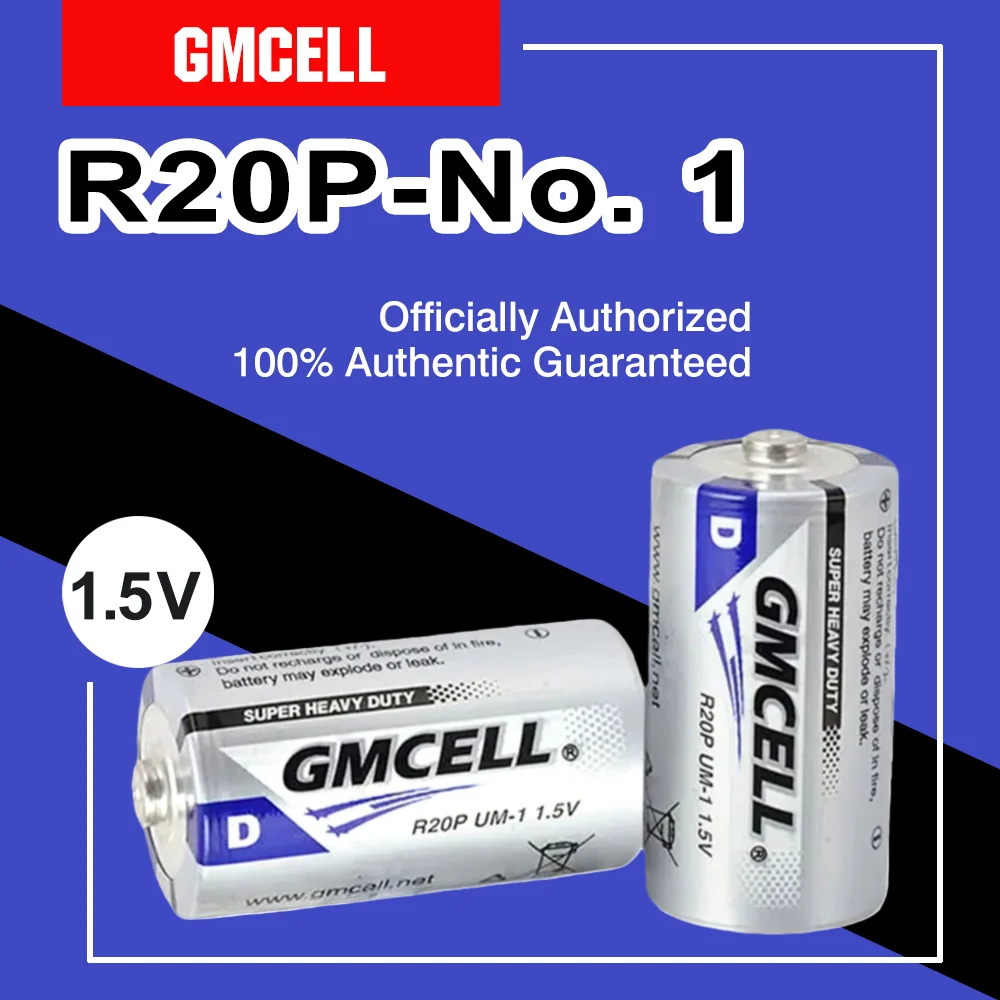 1.5V Zinc Carbon R20P UM1 Dry Battery Wholesale for Home Appliances Consumer Electronics Toys High Quality Power Tools Battery