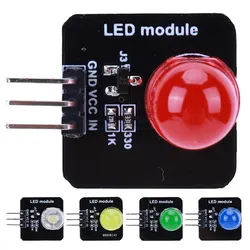 DC 3.3-5 V 10 MM Led Sensor LED Module Light-Emitting Tube Module Indicator Module Light Emitting Diode For Arduino