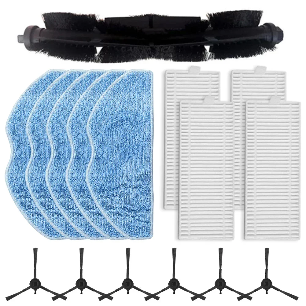 Main Side Brush Kits For Tefal For X-plorer Serie 75 S+ RG8597W Vacuum Cleaner Replacement Main Side Brush Filter Mop Cloth Kits