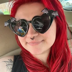Bat Sunglasses Gothic Halloween Decoration Cosplay Costume Accessories Happy Halloween Eve Party Funny Gafas Goth Birthday Gift