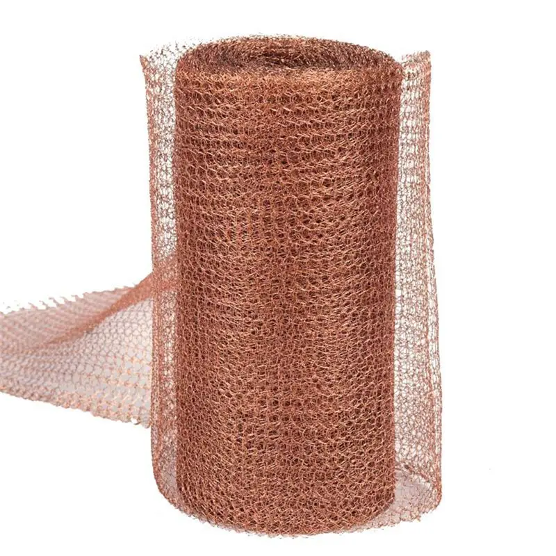 J1UL1N Copper Mesh Rodent Control Kit, 5 Inch X 35Ft Rustproof Copper Wool Blend, DIY Hole Filler, Complete Tool For Mice
