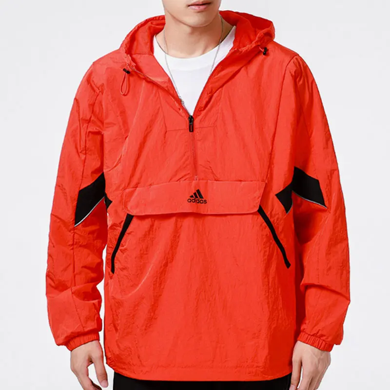 

Adidas Official Genuine Current Season Новая мужская тканая толстовка с капюшоном на молнии H40214