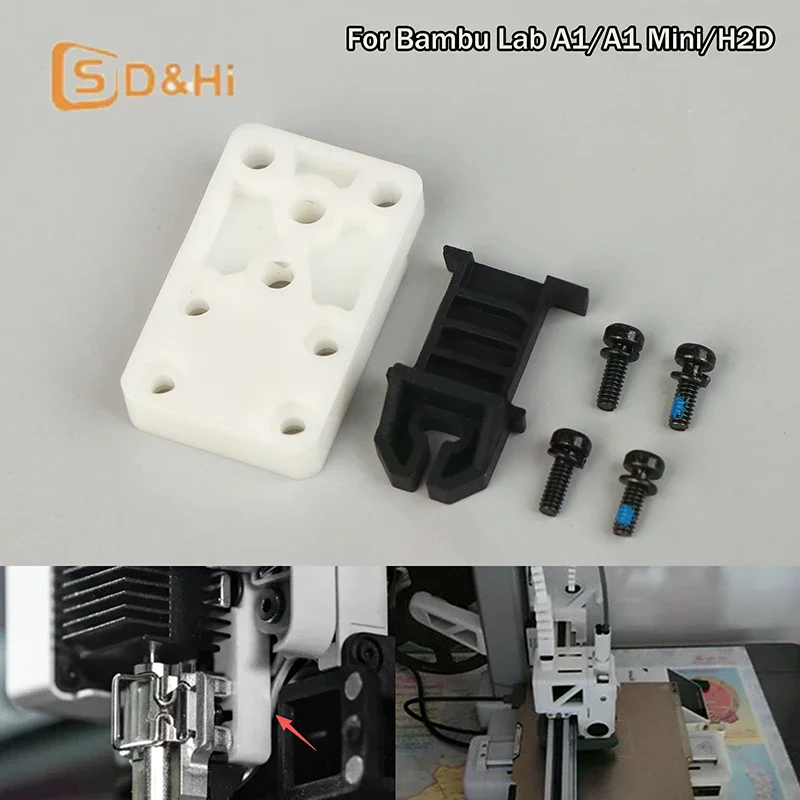 

For Bambu Lab A1/A1 Mini/H2D Hotend Heating Insulation Block Assembly Zirconia Kit Accessories