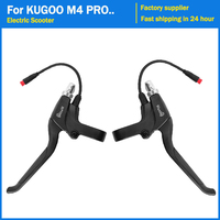 E-scooter Aluminum Alloy Left & Right Brake Handle Brake Lever For KUGOO M4 PRO Electric Scooter Replacement Parts