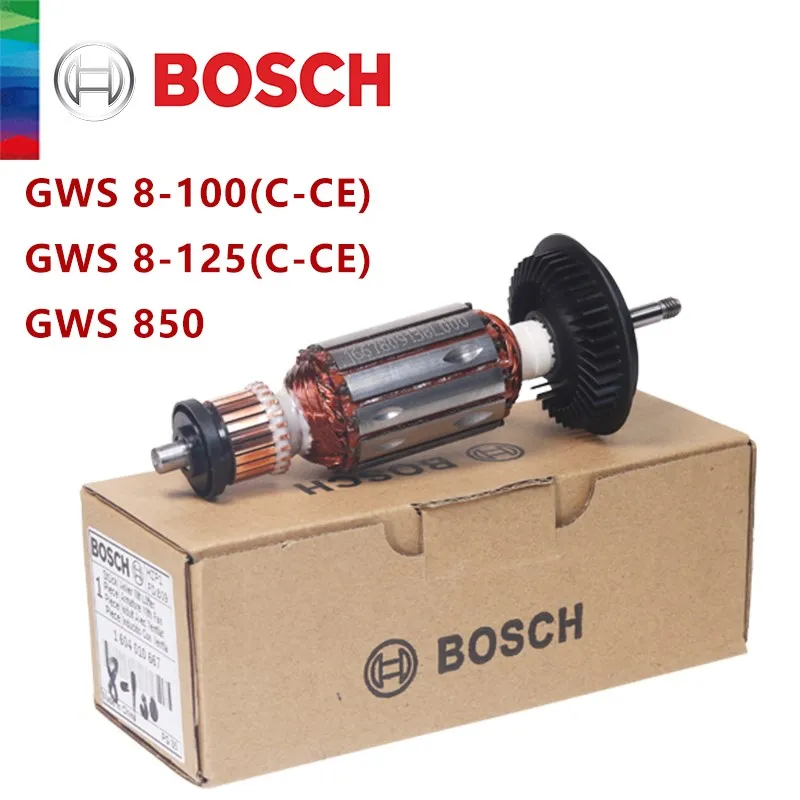 

AC220V-240V Repair Armature Rotor Anchor Replacement for BOSCH Angle Grinder GWS850C GWS8-100 GWS8-125C GWS8-100CE GWS8-125