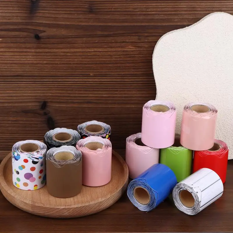 26 Colors Self Adhesive Trim Sticker 10M Roll Classroom Border Wall Decor for School Bulletin Board Decoration