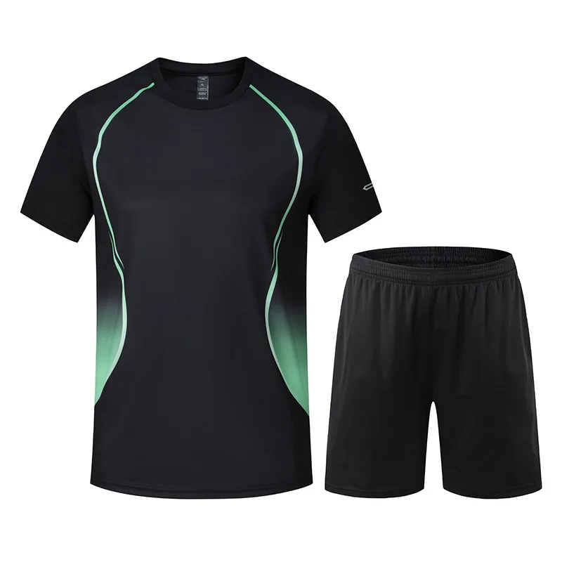 Men's Running Set 2026 Summer Breathable Quick Dry Mesh Sportswear Lightweight 5