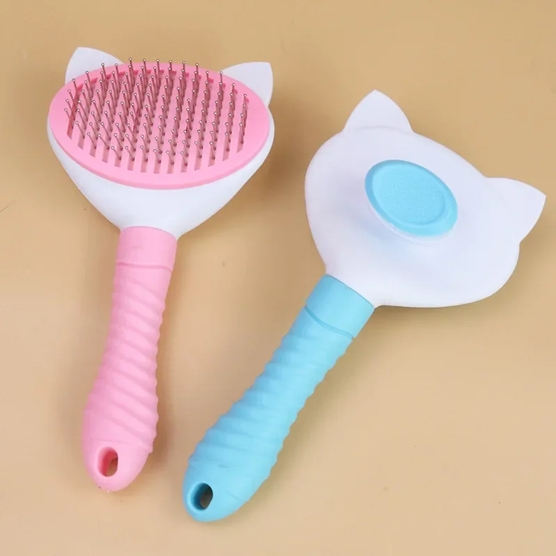 Pet Comb Cat Cleaning Supplies High Quality Self cleaning Brush Professional Grooming brush for Dogs, Cats pets Glove dog Bath