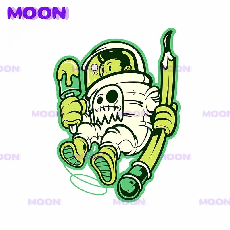 

Innovate Astronaut Art Motorcycle Car Sticker Windshield Anime Decal Refrigerator Cartoon VAN Decoration
