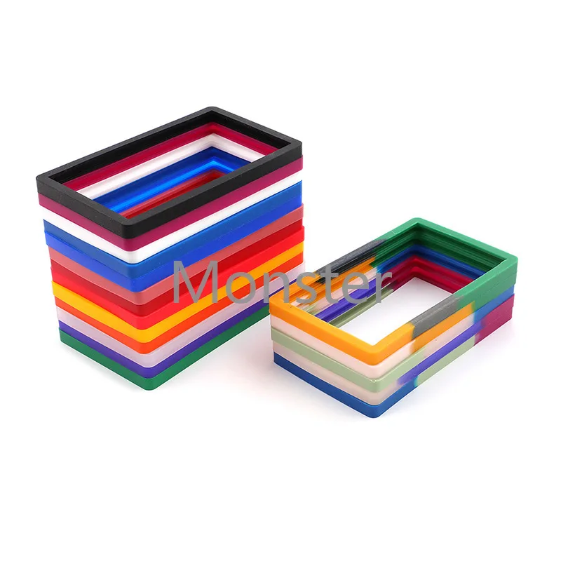 

35PT PTCG Rating Card Box Pokemon Yu Gi Oh Silicone Soft Slab Bumper Protective Shell Fully Surrounded Case Protection Ring Gift