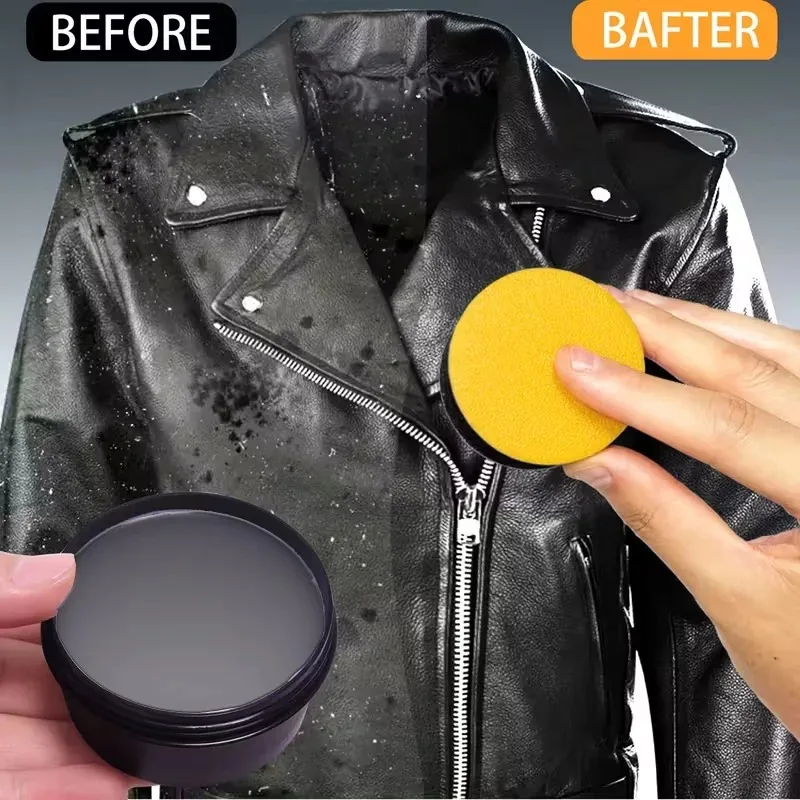 Universal Leather Care Set: Shoe Polish Wax for Bags Shoes Coats & Car Interiors