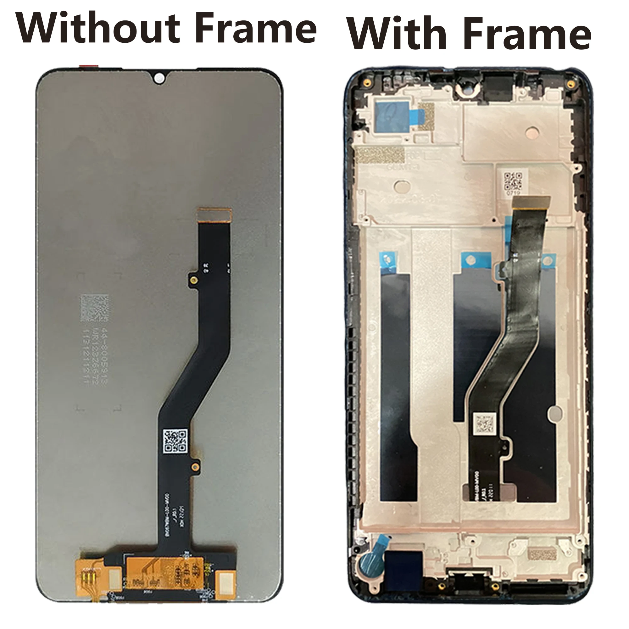 LCD Display Pantalla Replacement For ZTE Blade V40 Smart 7040 Full With Frame Touch Digitizer Screen Assembly