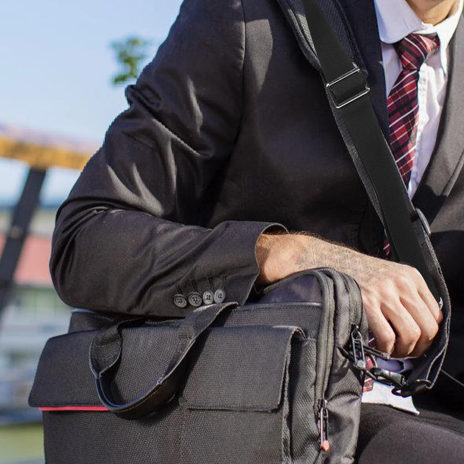 

Replacement Laptop Bag Shoulder Strap Adjustable Nylon Strap for Backpack Tote Briefcase Crossbody Universal Fit Extra Long