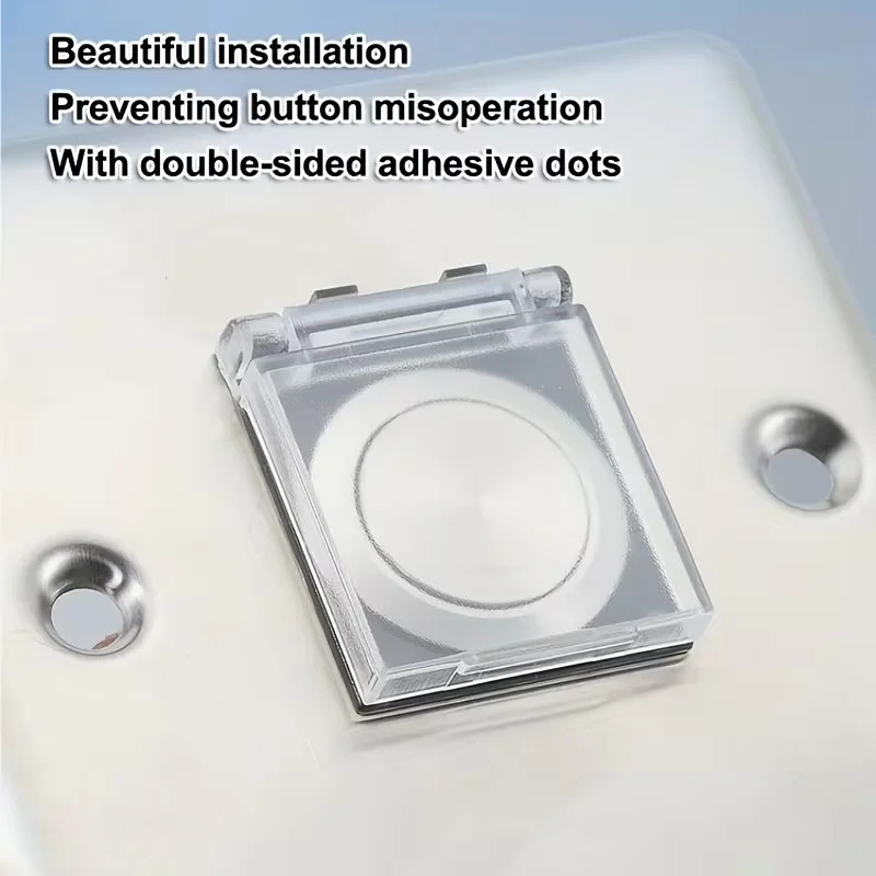 

3PCS Push Button Switch Protective Cover Waterproof Computer Switch Protective Cover Power Supply Dust Cover Scratch-Resistant