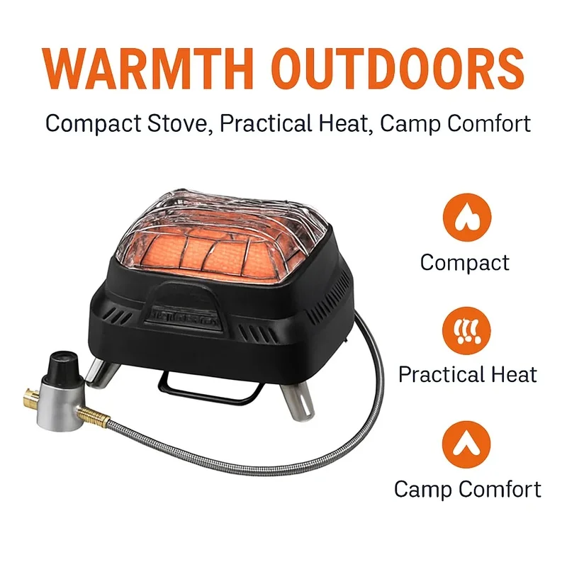 Portable Outdoor Infrared Camping Heater Stove for Boiling Water