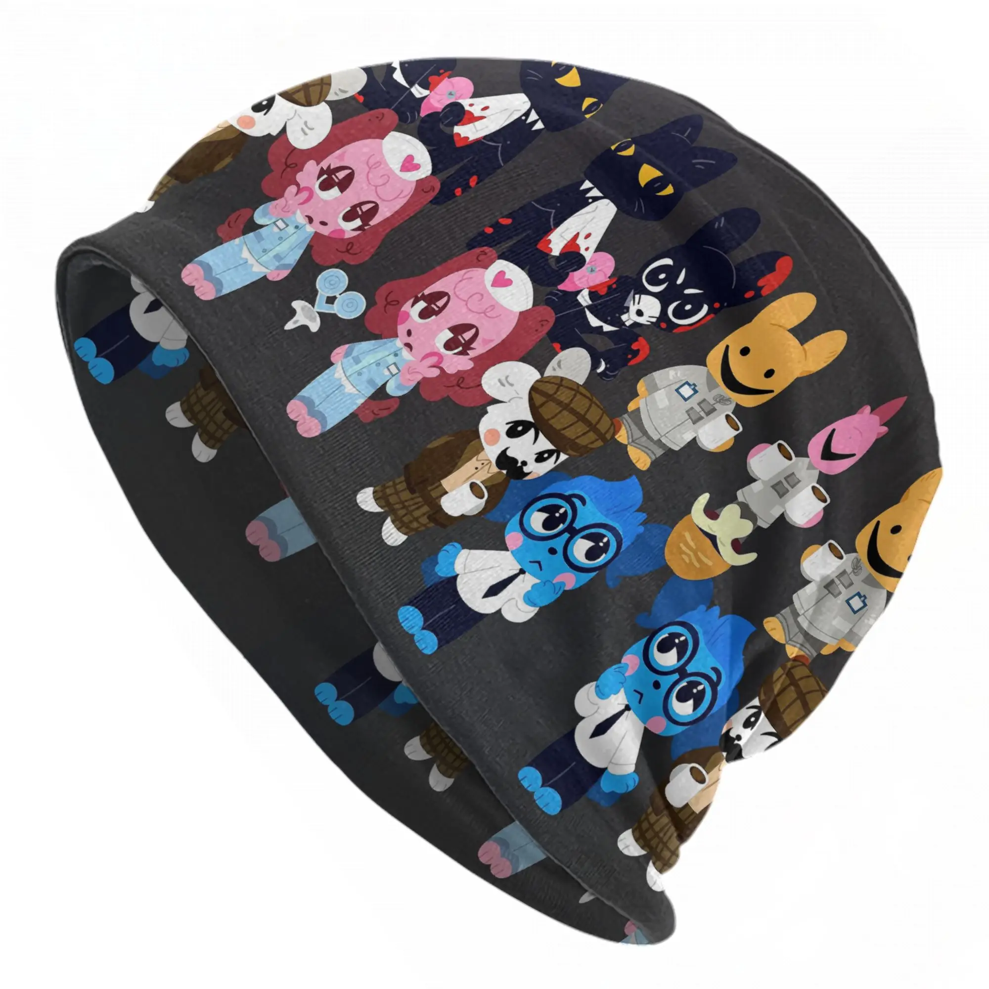 Horror Game Animals HospitalsBonnet Hats Casual Outdoor  Skullies Beanies Hats Men's Women's Warm Thermal Elastic Cap