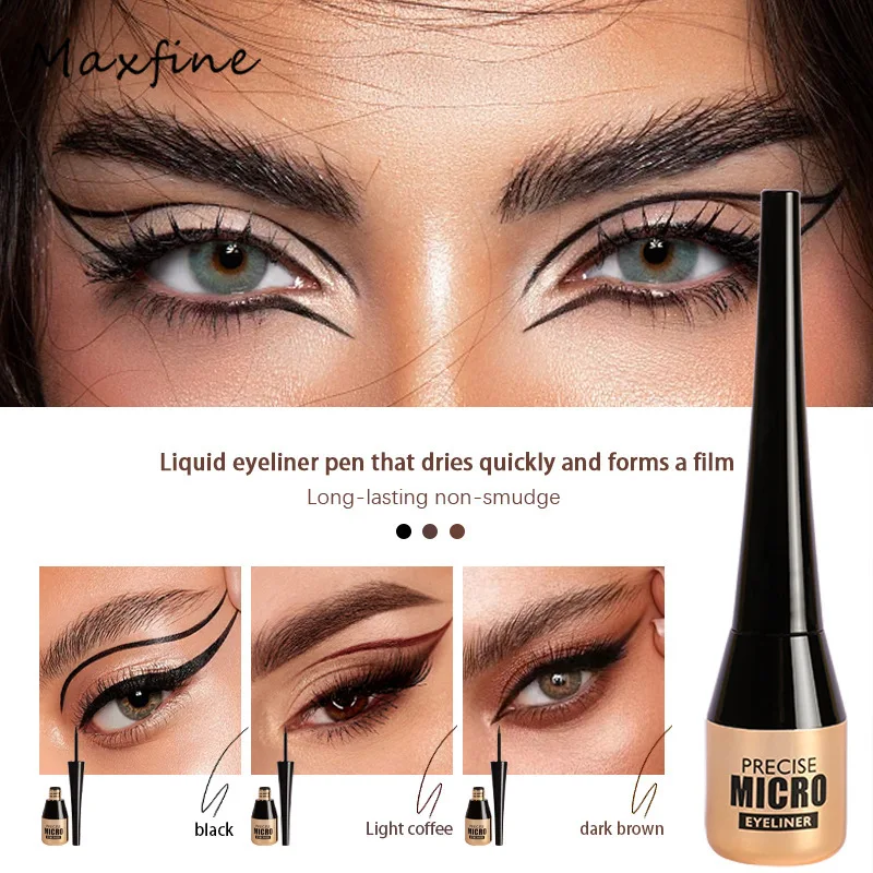 Best-Selling Ultra-Fine Waterproof Oil-Resistant Eye Liner Pen for Daily And Party Makeup Long-Lasting No Smudging