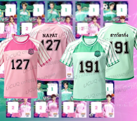 Summer Men's Women's 2026 DMD Sport Day Thailand Green Monster Jersey Sport  Keng Harit&Napat Short Sleeve T-shirt Tops