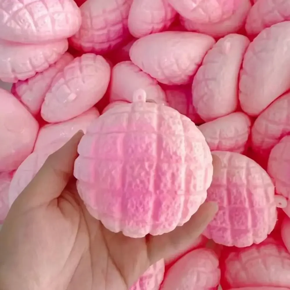 2026 Food Shaped Pineapple Bun Squishy Fidget Ball, Non-Bounce Crunchy Noodle Squeeze Toy, Moldable Soft TPR Sensory Xmas Gift