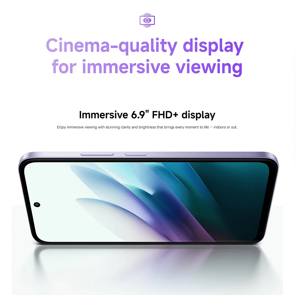 الإصدار العالمي لهاتف ريدمي 15 الذكي مقاس 6.9 بوصة سنابدراجون قوي ®   كاميرا مزدوجة 685 50 ميجابكسل 7000 مللي أمبير 33 وات شحن سريع لشاومي