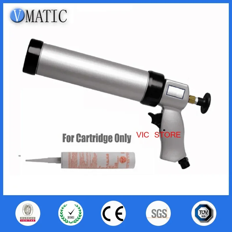 Free Shipping Pneumatic Caulking Glue Gun 310ml + Cartridge 1Pc For Glass