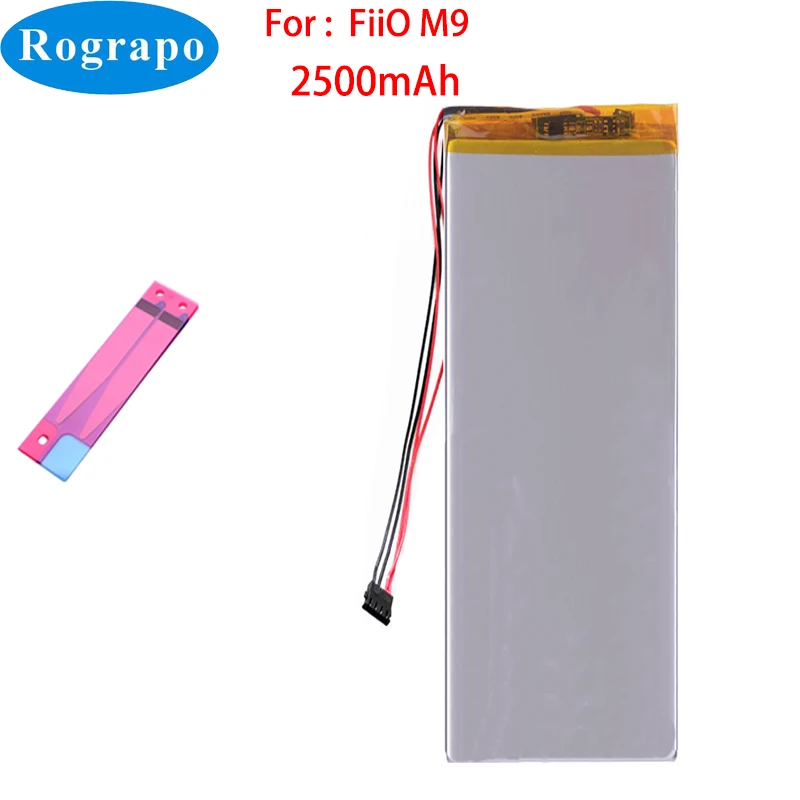 New 3.8V 2500mAh Battery For FIIO M9 HIFI Music MP3 Player Speaker