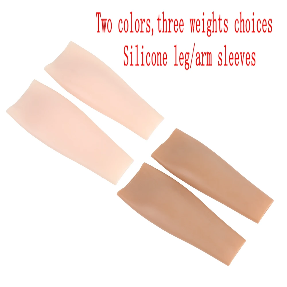 IVITA  2 Colors Choices Realistic Full Silicone Leg Cover Support Arm Legs Sleeve Decorate Leg Curves Concealer Protective