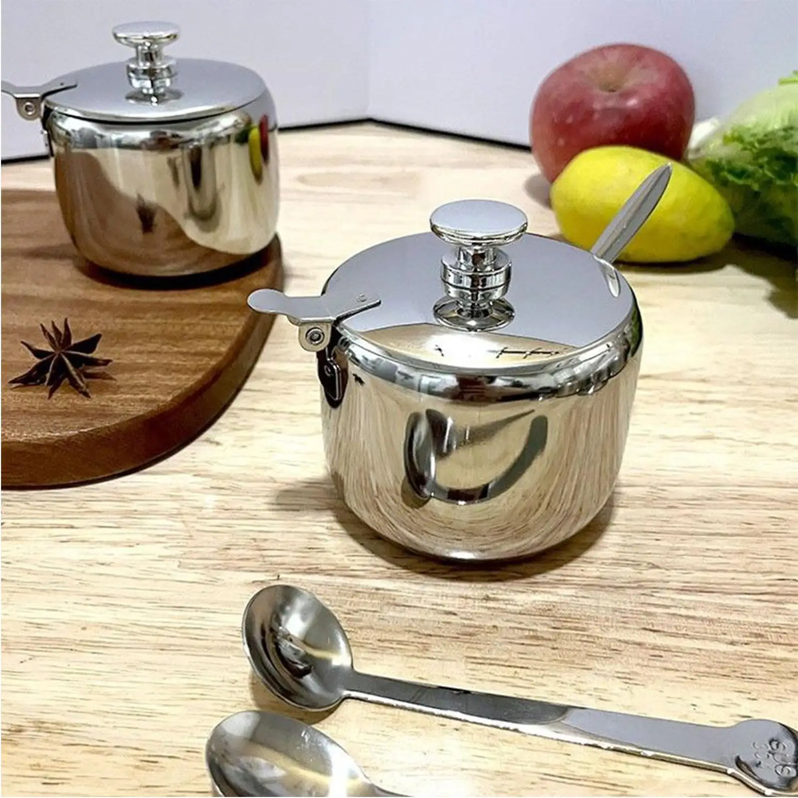 Kitchen Condiment Box Non Slip - огляд і ціна Meal Prep Jars With Lids