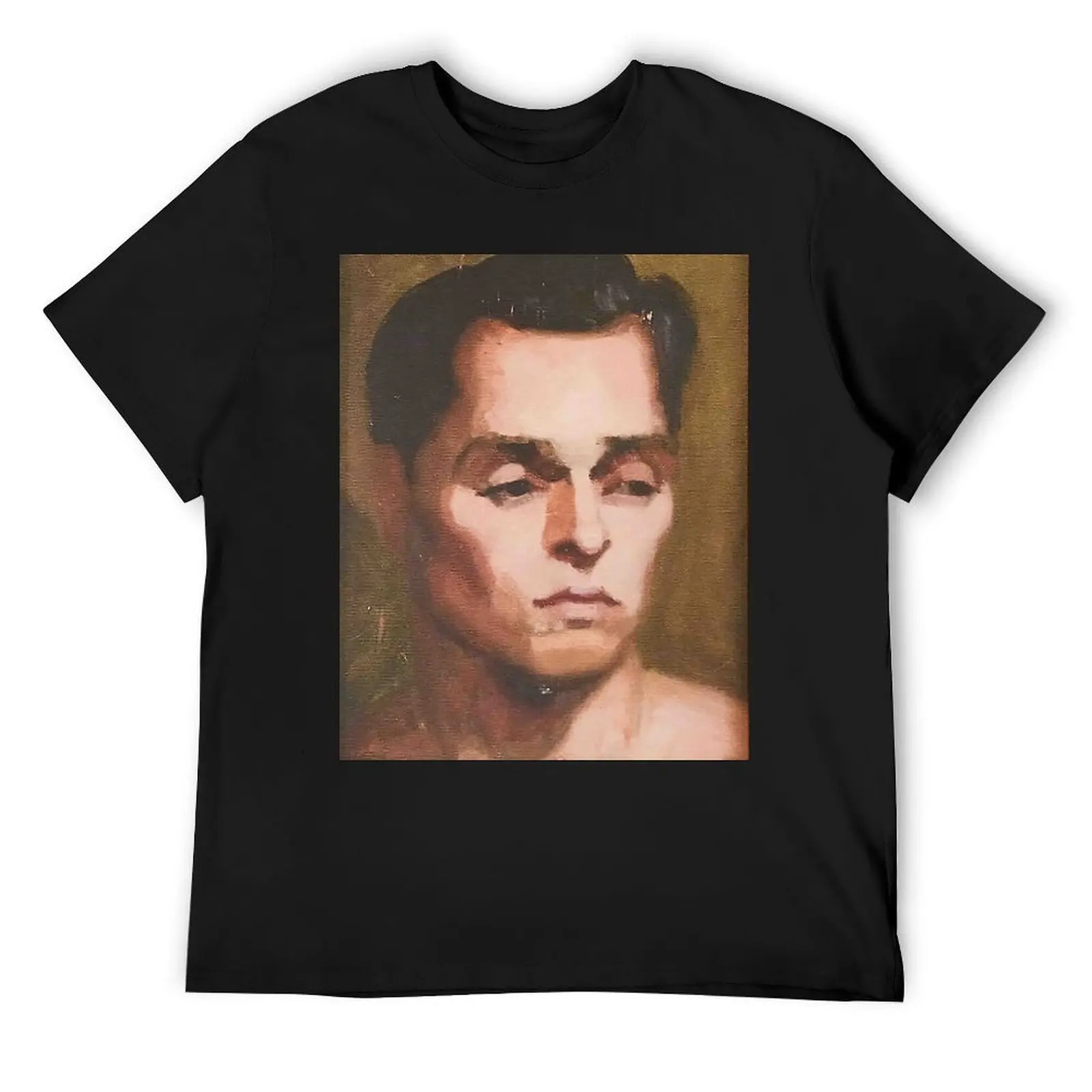 Portrait Will & Grace Print T-Shirt sublime quick drying oversized graphic tee clothes for men