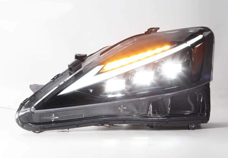 Headlight Assembly Suitable for Lexus IS250 2006 2007 2008 - 2012 Refitted LED Headlamp Daytime Running Lamp