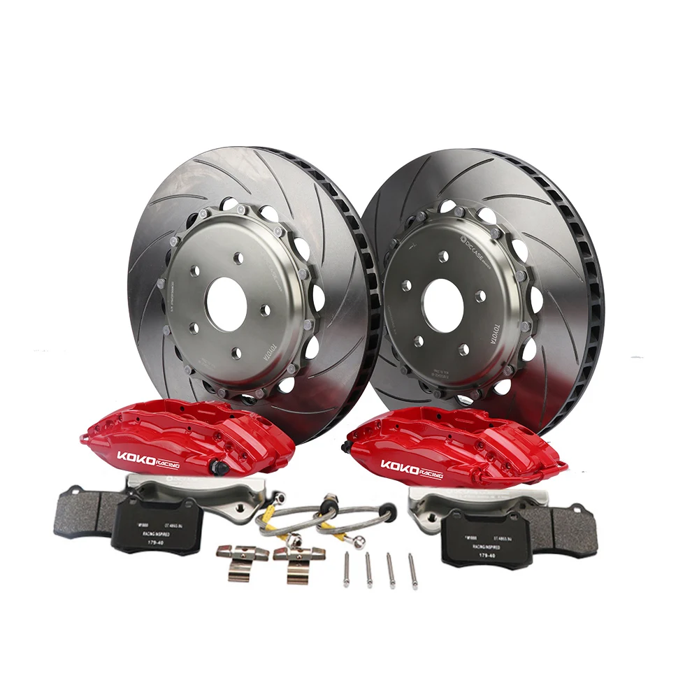 

KOKO Racing Aluminum Auto Brake Caliper Kits with Disc Rotor 330mm*28mm Modified Parts for Audi Rs 6 C7 2014