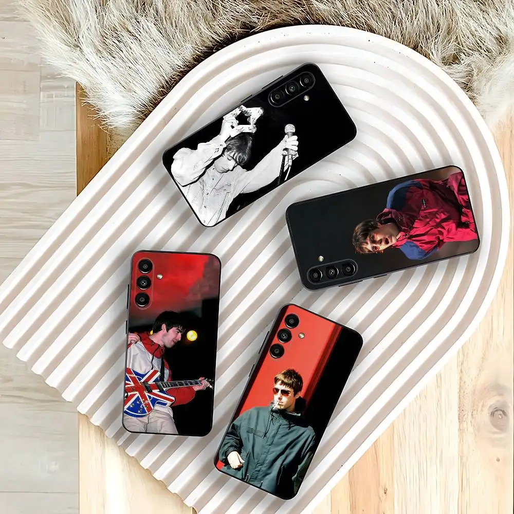 

Singer L-Liam G-Gallagher Phone Case For Samsung Galaxy A73,31,32,72,41,53,52,71,22,5G,Note,J7,8,9 Soft Black Cover