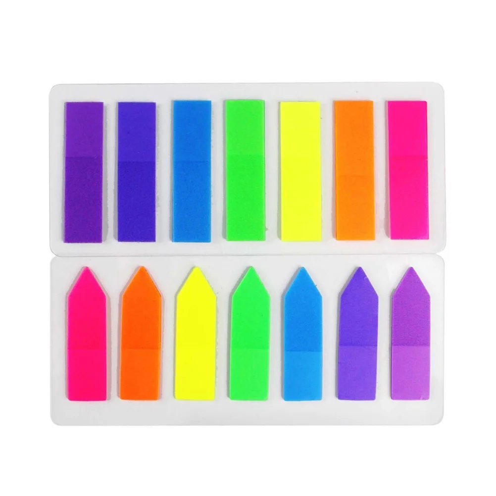 10 шт., самоклеящиеся этикетки в форме стрелки, прозрачные маркеры страниц для закладок, вкладки для чтения, индексирующие диаграммы