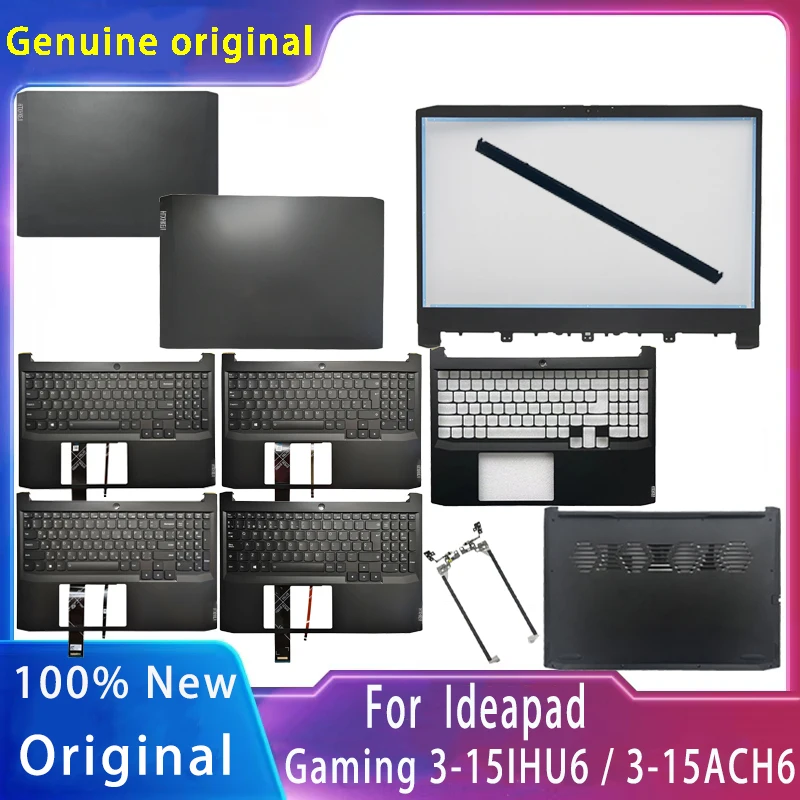 New For Lenovo Ideapad Gaming 3-15IHU6 3-15ACH6;Optional Laptop Accessories Lcd Back Cover or Palmrest or Bottom or Keyboard