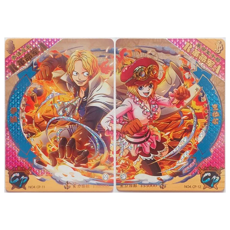 Anime ONE PIECE Rare CP Refraction Foil Rebecca Vivi Robin Nami Dracule Mihawk Toys for boys Collectible Cards Birthday Present